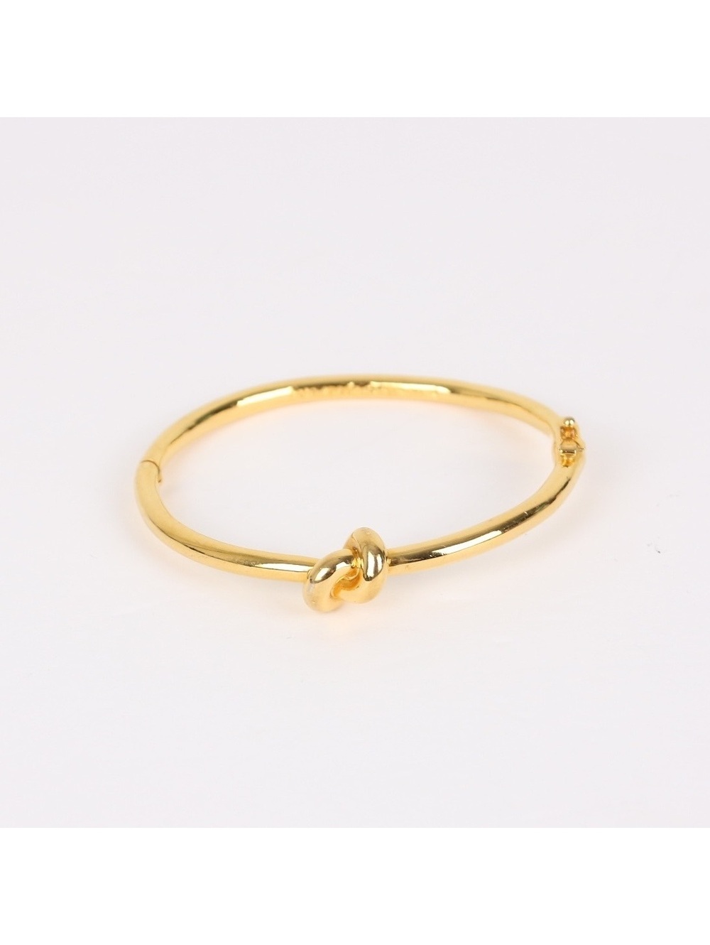 Kate Spade New York Gold Sailor’s Knot Hinge Bangle Bracelet